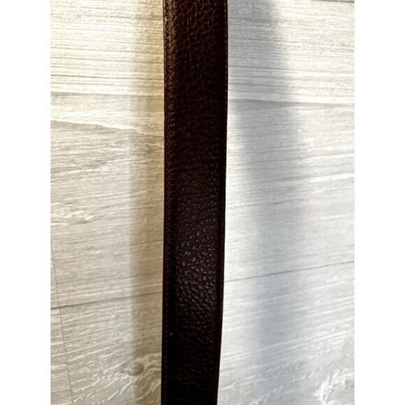 Mens Handcrafted Pebbled Leather Everyday Casual Dress Belt - Picture 7 of 9